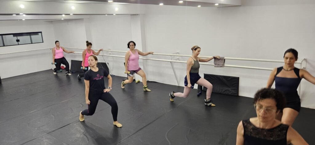 aula de fitballet em santos